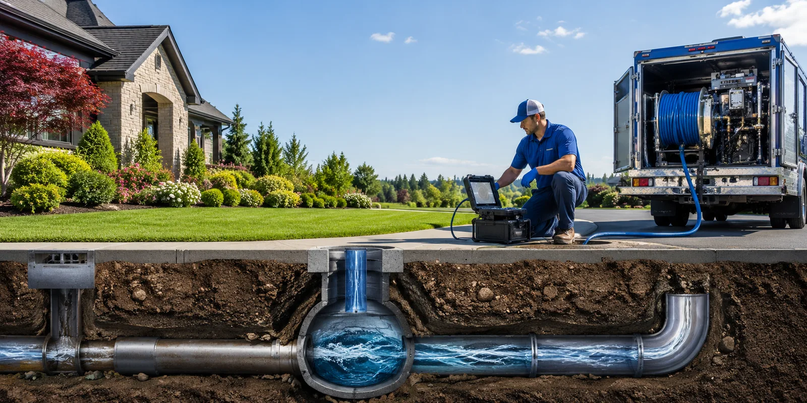 Drainage restoration information for Webster, PA